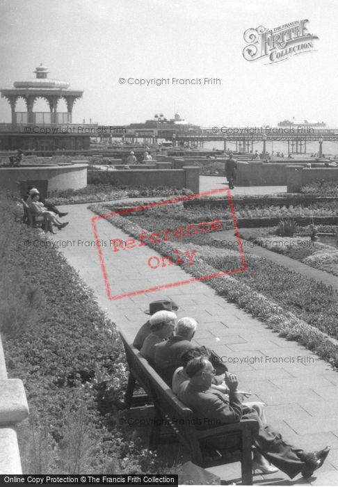 Photo of Brighton, Sunken Gardens c.1955