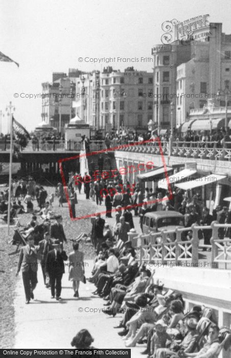 Photo of Brighton, The Aquarium Slope c.1955