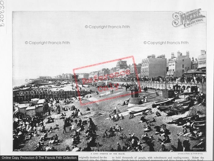 Photo of Brighton, The Beach c.1895