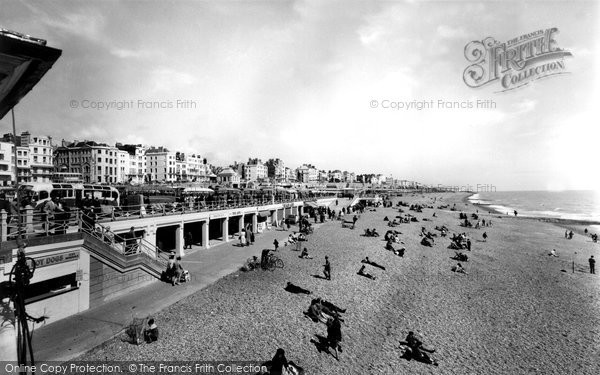 Photo of Brighton, The Beach c.1955