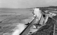 Brighton, the Beach, Ovingdean Gap c1955