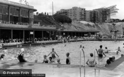 The Open Air Baths c.1955, Brighton