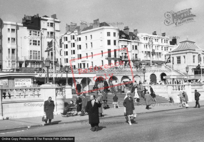 Photo of Brighton, The Promenade c.1955