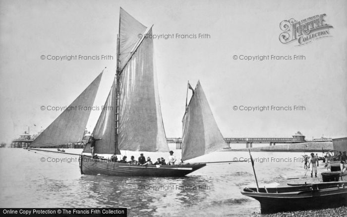 Photo of Brighton, The 'skylark' Sets Sail 1902