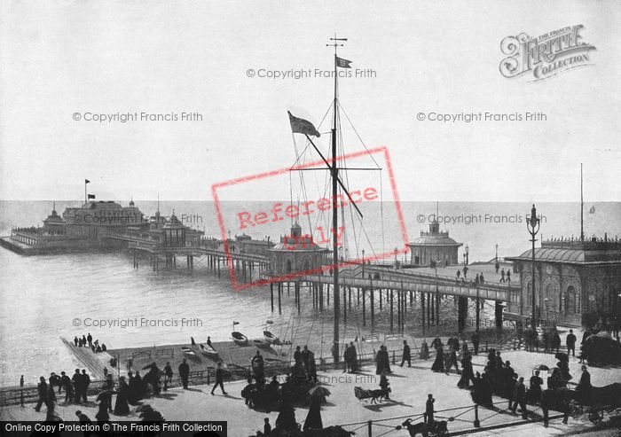 Photo of Brighton, The West Pier c.1895