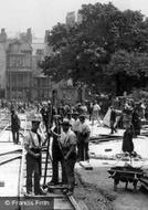 Tramway Construction Workers, The Steine c.1900, Brighton