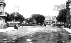 Victoria Gardens Viewed From Church Street 1902, Brighton