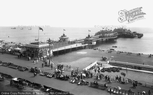 Photo of Brighton, West Pier And The Boating Lake 1925