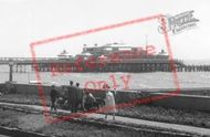 West Pier From Sunken Gardens c.1955, Brighton