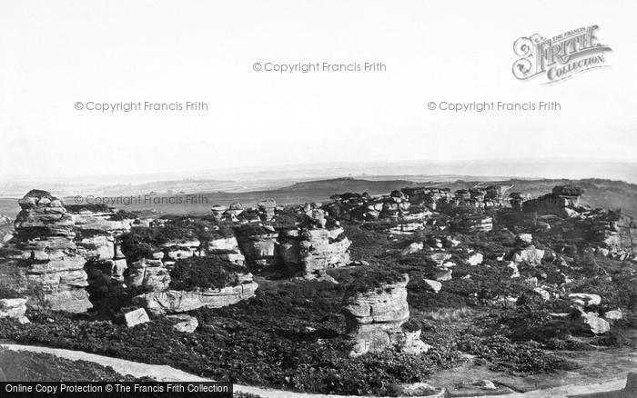 Photo of Brimham Rocks, c.1874