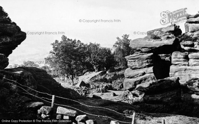 Photo of Brimham Rocks, General View c.1960