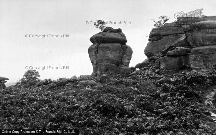Photo of Brimham Rocks, The Crown Rock Or The Elephant's Head c.1960