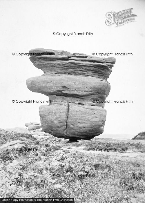 Photo of Brimham Rocks, The Druid's Idol c.1869