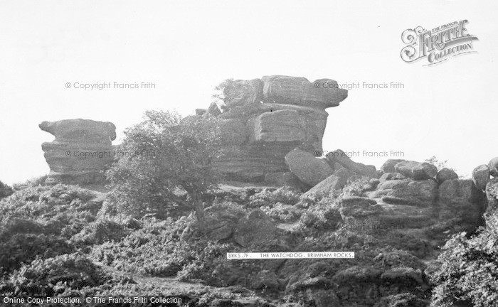 Photo of Brimham Rocks, The Watchdog c.1960