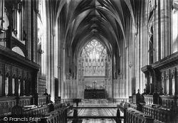 Cathedral, Choir East 1900, Bristol