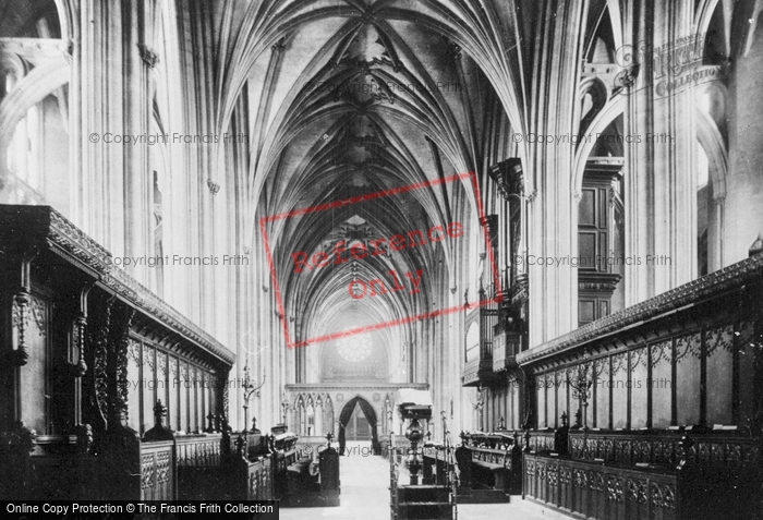 Photo of Bristol, Cathedral, Choir West 1887