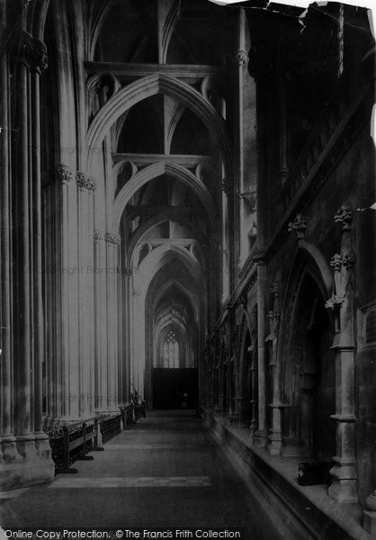 Photo of Bristol, Cathedral Nave 1890