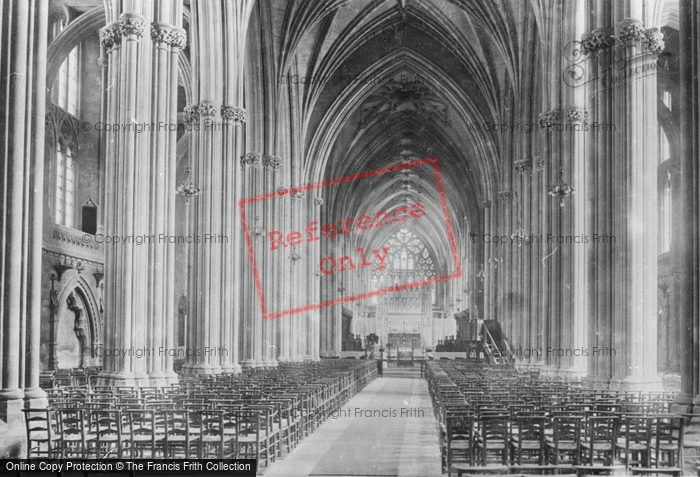 Photo of Bristol, Cathedral, Nave East 1900