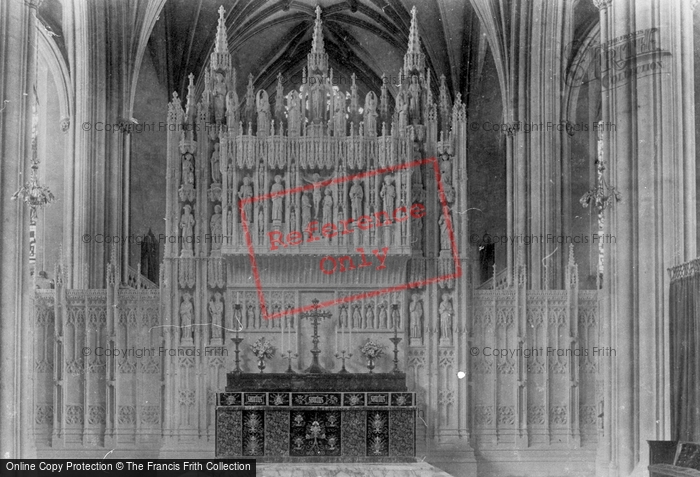 Photo of Bristol, Cathedral, Reredos 1900
