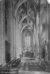 Cathedral South Choir Aisle 1900, Bristol