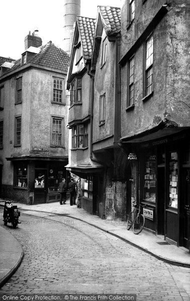 Photo of Bristol, Christmas Street c.1950