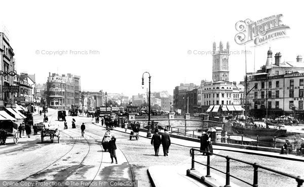 Photo of Bristol, City Centre And St Augustine's Bridge 1900