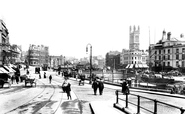 City Centre And St Augustine's Bridge 1900, Bristol