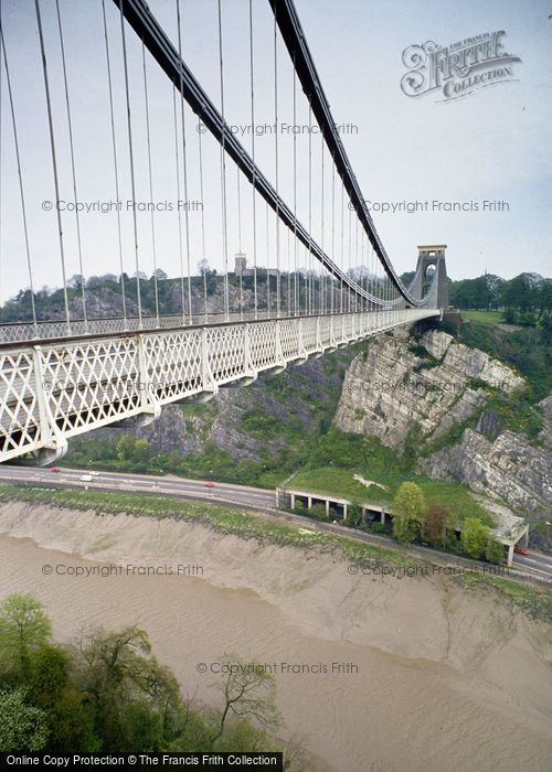 Photo of Bristol, Clifton Suspension Bridge And Observatory c.1995