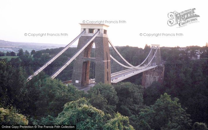 Photo of Bristol, Clifton Suspension Bridge c.1985