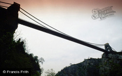 Clifton Suspension Bridge From Portway c.1995, Bristol