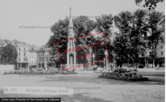 Photo of Bristol, College Green c.1950