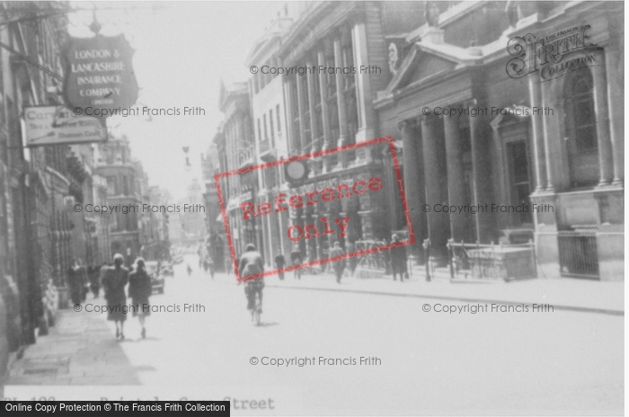 Photo of Bristol, Corn Street c.1935