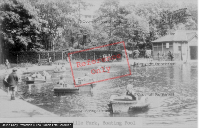 Photo of Bristol, Eastville Park, The Boating Pool c.1950