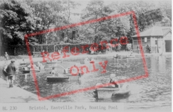 Eastville Park, The Boating Pool c.1950, Bristol