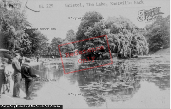 Photo of Bristol, Eastville Park, The Lake c.1950