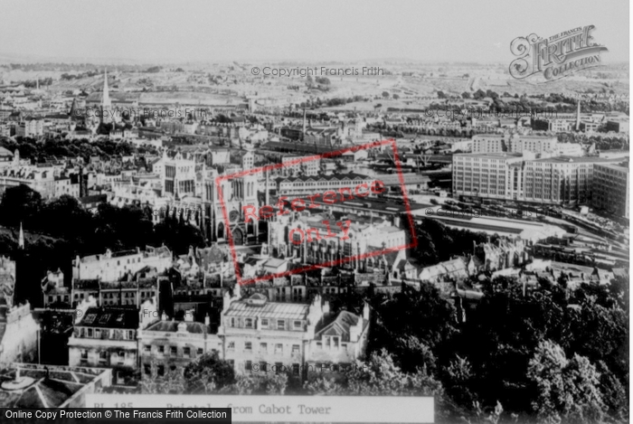 Photo of Bristol, From Cabot Tower c.1935