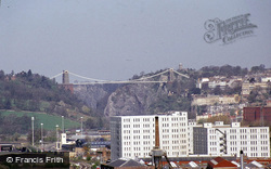 From S.W Showing Clifton Suspension Bridge 1985, Bristol