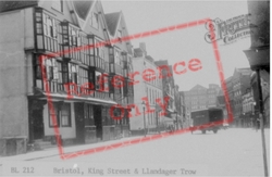 King Street And Llandager Trow c.1950, Bristol