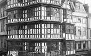 Bristol, Old Houses and Tolley's Bank 1890