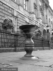 Bristol, one of the Pillars ('Nails') outside the Corn Exchange, Corn Street 2005