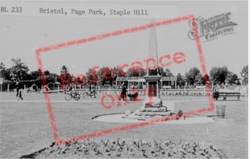 Page Park, Staple Hill c.1950, Bristol
