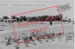 Page Park, Staple Hill c.1950, Bristol