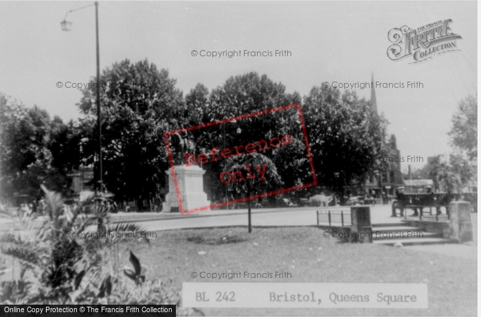 Photo of Bristol, Queen's Square c.1950