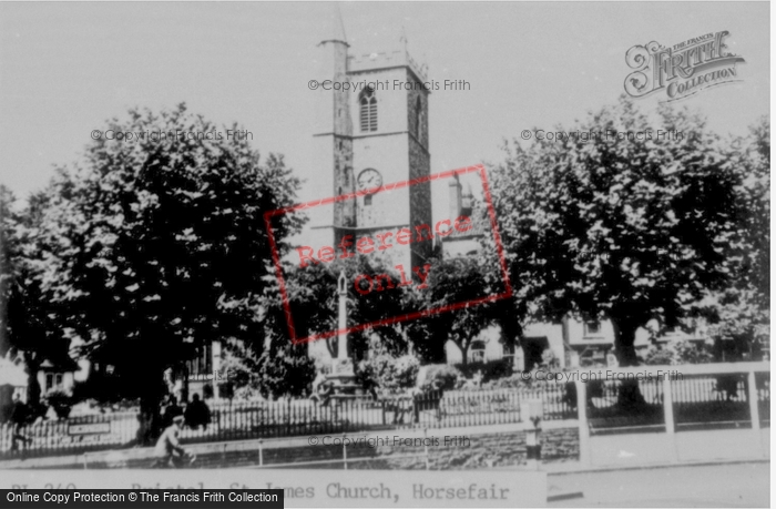 Photo of Bristol, St James' Church, Horsefair c.1950