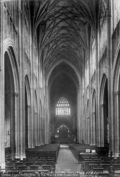 Photo of Bristol, St Mary Redcliffe, Nave East 1901