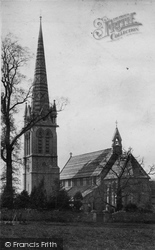Stoke Bishop Church c.1890, Bristol