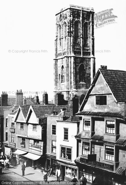 Photo of Bristol, Temple Church 1887