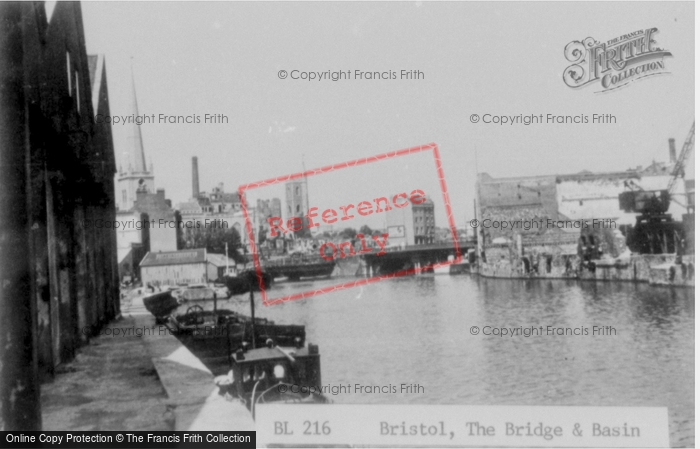 Photo of Bristol, The Bridge And Basin c.1950