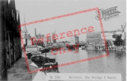 The Bridge And Basin c.1950, Bristol