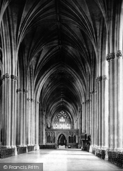 The Cathedral, Nave East 1887, Bristol